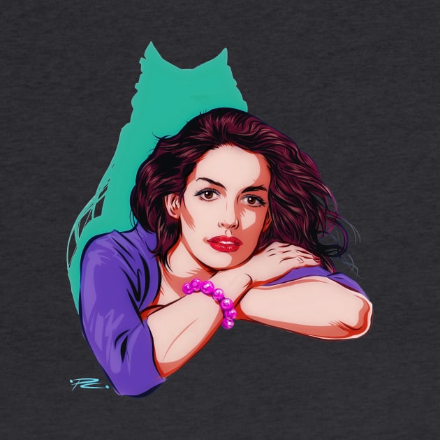 Anne Hathaway - An illustration by Paul Cemmick by PLAYDIGITAL2020